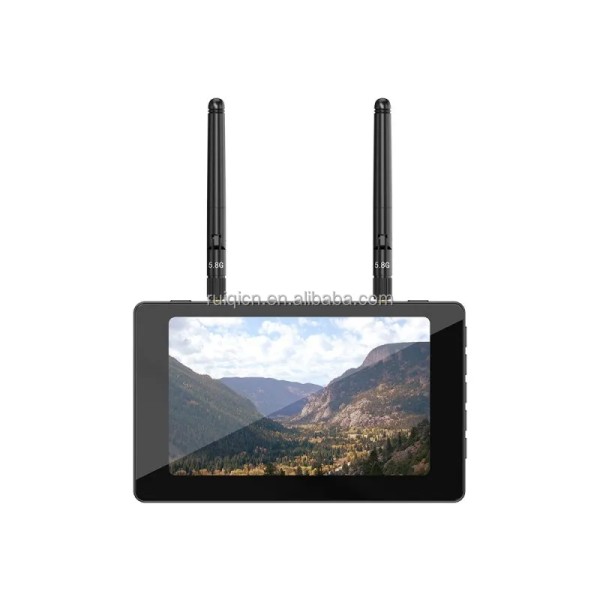 Foxeer 5" Ips Fpv Monitor 800*480 1000lux Dvr 5.8g 40ch Built-in Diversity Receiver 4000mah Battery for Fpv Freestyle Drones Uav